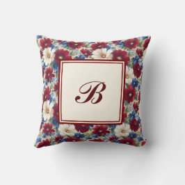 Elegant Personalized Stylish Romantic Floral Chic Kissen