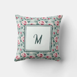 Elegant Personalized Stylish Romantic Floral Chic Kissen