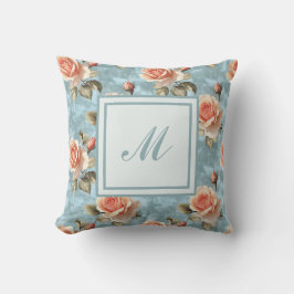 Elegant Personalized Stylish Romantic Floral Chic Kissen