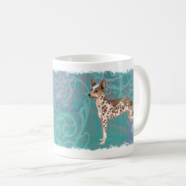 Elegant Peruvian Inca Orchid Kaffeetasse (VorderseiteRechts)