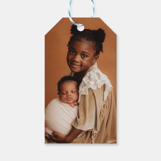 Elegant Photo Arch Chic Christmas  Geschenkanhänger (Vorderseite)
