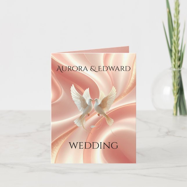 Elegant Photo Wedding Invitation Card – Modern Einladung (Vorderseite)