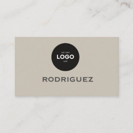 Elegant Photography Workshop Brown Business Card Visitenkarte