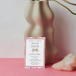 Elegant Pink 16 . Geburtstag Einladung