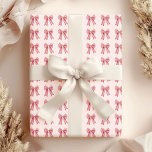 Elegant Pink Bow Coquette Feminine Geschenkpapier<br><div class="desc">Mit unserem eleganten rosa Bow Coquette Feminine Wrapping Paper fügen Sie Ihrem Geschenk eine Touch von Charme und Eleganz hinzu. Dieses exquisite Verpackungspapier ist so konzipiert,  dass jedes Geschenk so einzigartig aussieht wie der Gedanke dahinter.</div>