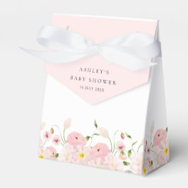 Elegant Pink Floral Baby Shower Geschenkschachtel