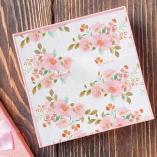 Elegant Pink Floral  Botanical Tissue Paper  Seidenpapier