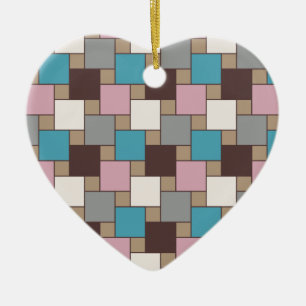 Elegant Pink Nectar Keramik Ornament