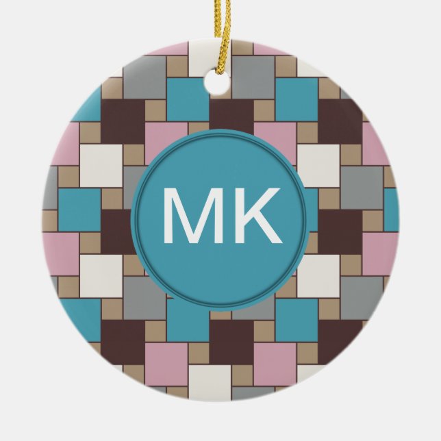 Elegant Pink Nectar Keramikornament (Vorne)