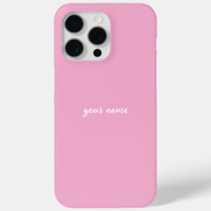Elegant Pink Personalisiert iPhone 15 Pro Max Fall Case-Mate iPhone Hülle