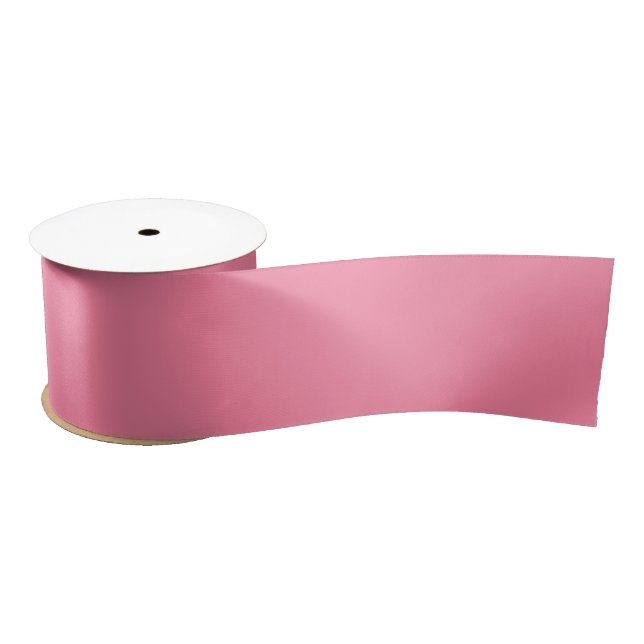 Elegant Pink Solid Satinband (Spule)
