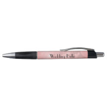 Elegant Pink Sparkle personalisiert Wedding Belle