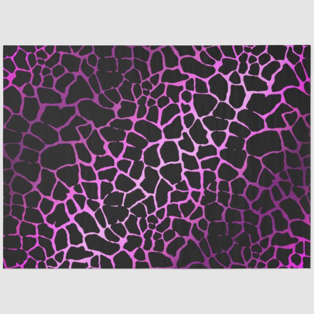 Elegant Pink Tiger Seidenpapier (Vorderseite)