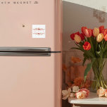 Elegant Pink Watercolor Flower Refrigerator Magnet<br><div class="desc">Add a lovely touch to Mom’s kitchen with this charming Happy Mother’s Day floral fridge magnet featuring elegant pink watercolor flowers and stylish lettering. Perfect for decorating the refrigerator or holding notes, photos, and reminders. A small but meaningful Mother’s Day gift that shows appreciation and love for moms, grandmas, and...</div>