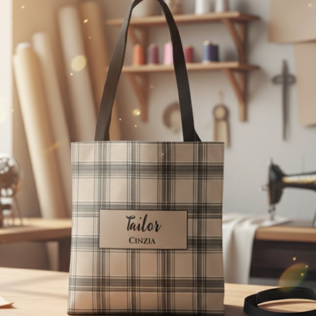 Elegant Plaid Bag – Handmade Craftsmanship Tasche (Von Creator hochgeladen)