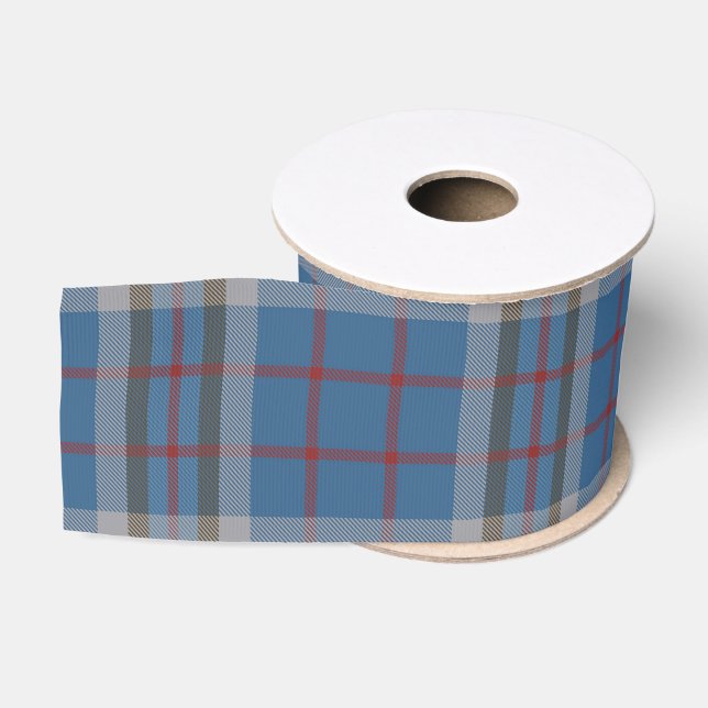 Elegant Plaid Rustic Thompson Tartan Ripsband (Spule)