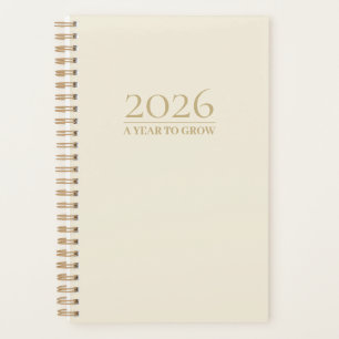 Élégant Planificateur Minimal 2025 Une Année pou