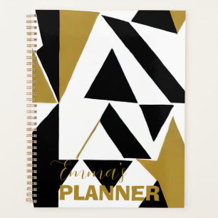 ÉLÉGANT PLANNER BLANC NOIR ART DÉCO