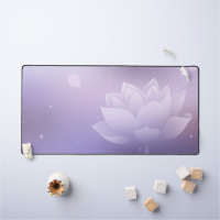 Élégant pois de bureau en fleur de Lotus