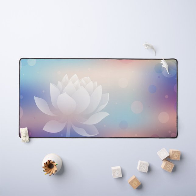 Élégant pois de bureau en fleur de Lotus (Tableau pour enfants)