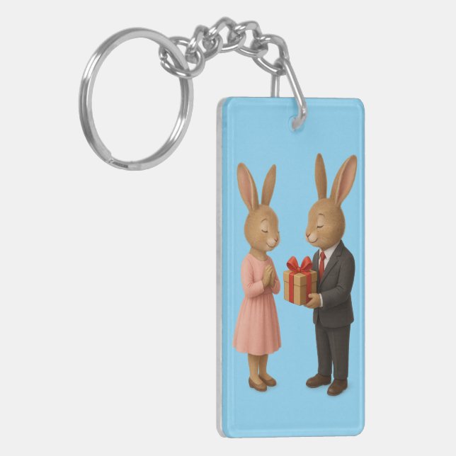 🔑 Élégant Porte - clé d'Amour - Le Parfait Quotid (Devant gauche)