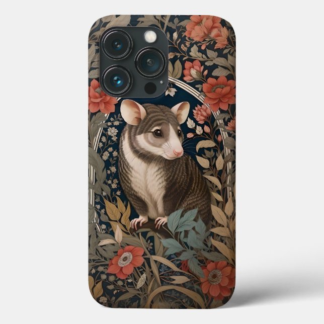Elegant Possum William Morris Inspiriert Case-Mate iPhone Hülle (Rückseite)