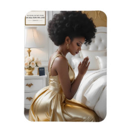 Élégant Praying Mother 3" x 4" Photo Magnet