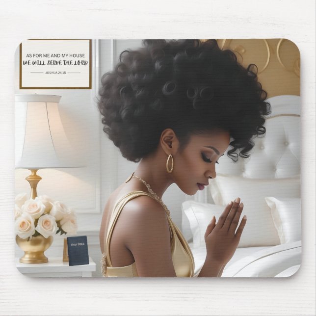 Elegant Praying Mother Mouse Pad Mousepad (Vorne)