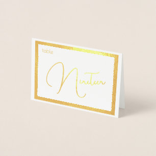 Élégant Présentoir de Numéro de Table de Mariage e