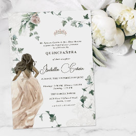 Elegant Princess Fairy Tale | Quinceañera 15. Einladung