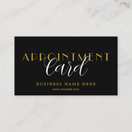Elegant Professional Appointment Card Design Terminkarte