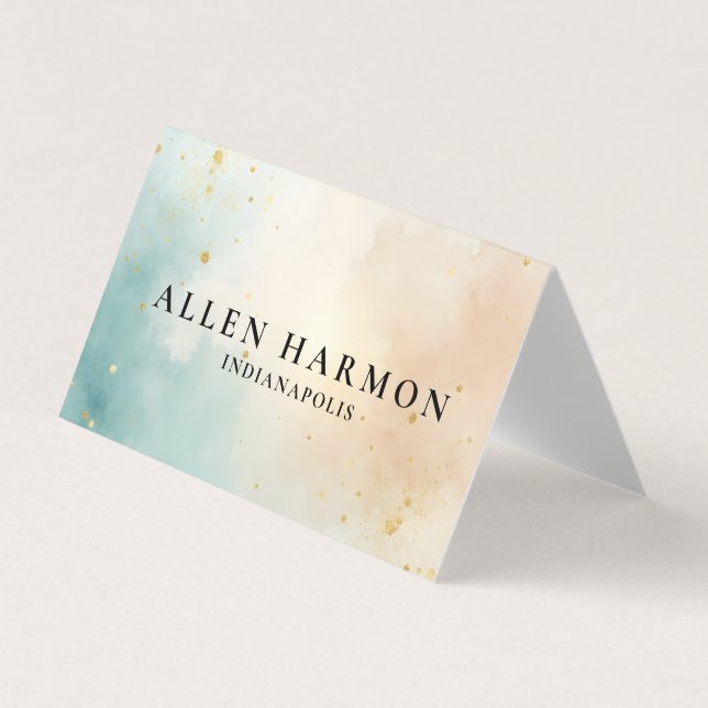 Elegant Professional Simple Monogram Minimalist Visitenkarten (Vorderseite)