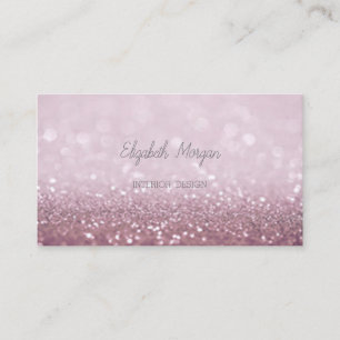 Elegant Professionell Modern Glänzend Bokeh Visitenkarte