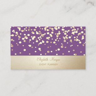 Elegant Professionell, Modern, Konfetti Visitenkarte