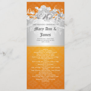 Élégant programme de mariage Baroque Flourish Oran