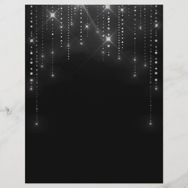 Elégant prospectus noir (Dos)