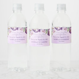 Elegant purple peonies lilac wisteria wedding