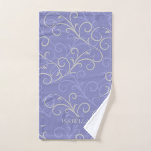 Élégant Purple Swirl Personnalisé