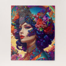 Élégant Puzzle Exotique Femme - 520 pièces