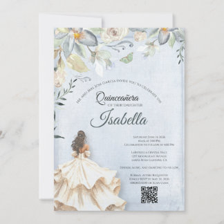 Elegant Quinceanera 15th Birthday Invitation Einladung