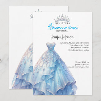 Elegant Quinceanera Einladung