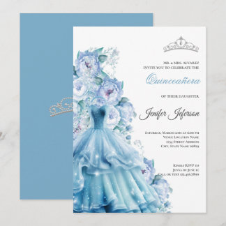 Elegant Quinceanera Einladung