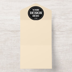 Elegant, raffiniert, schlank und minimalistisch All-in-One-Einladung