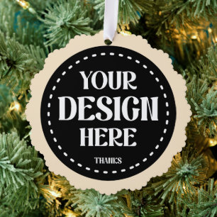 Elegant, raffiniert, schlank und minimalistisch ornament karte