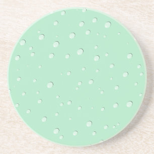 Elegant Raindrop Design Sandstone Untersetzer