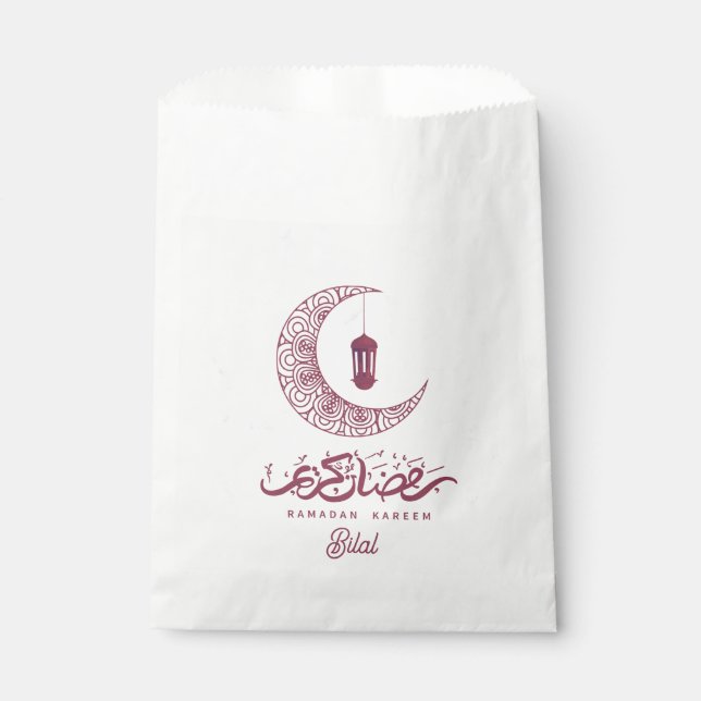 Elegant Ramadan Kareem Custom Geschenktütchen (Vorderseite)