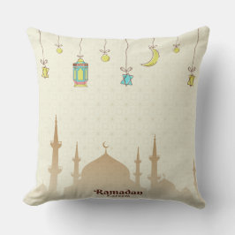 Elegant Ramadan Kareem Pillow Kissen