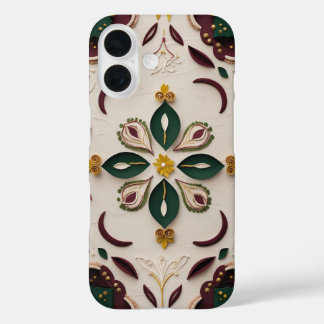 Elégant Rangoli & Kolam coque iphone floral