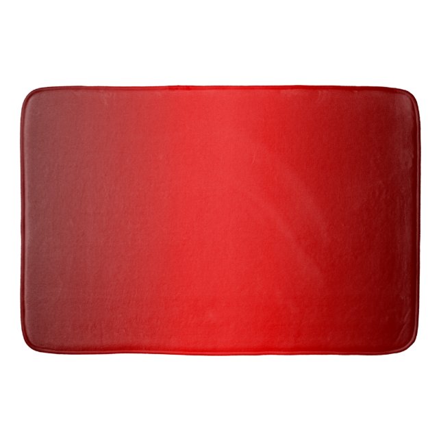 Elegant Red Gradient Badematte (Vorderseite)