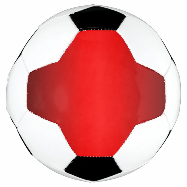 Elegant Red Gradient Fußball (Vorderseite)